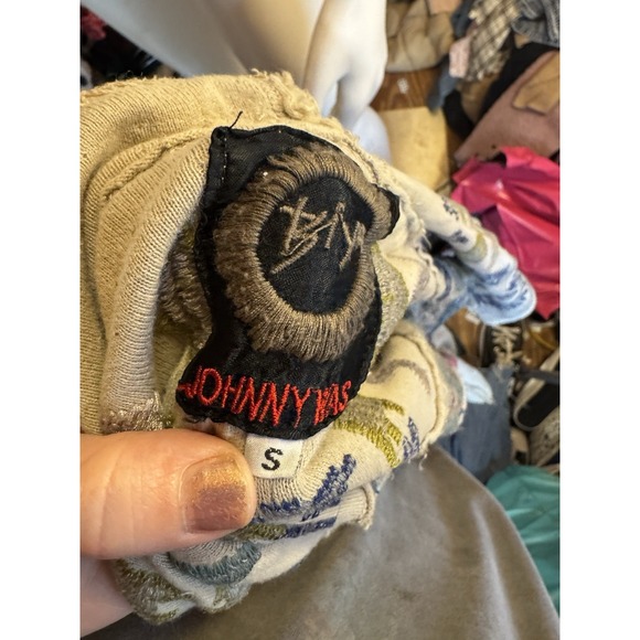 Johnny Was Biya Cardigan Size Small Womens Embroidered Floral Boho - Picture 6 of 8
